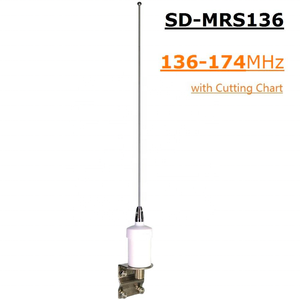 เสาอากาศวิทยุ VHF 136-174MHz แบบสแตนเลส 3.5dBi โพลาไรเซชันแนวตั้งรอบทิศทาง สำหรับการสื่อสารทางเรือ - Product Image 3