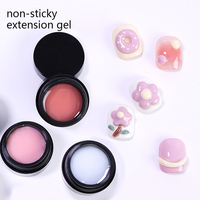 Gel Solide Nude Couleur Claire Marque Privée 12 Couleurs Pots de Gel Constructeur Sans HEMA Sans TPO Conception de Logo Gratuite pour Salons Professionnels