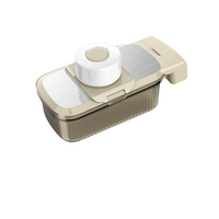 Multifunctionele metalen keuken-groentesnijder, komkommer-snijder, rasp, handmatige PP aardappel-shredder, radijs-snijder voor de keuken