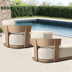 Açık Hava Otel Salonu Şezlongu Havuz Kenarı Şezlong Ahşap Alüminyum Güneşlenme Koltuğu Yüzme Havuzu Sandalyesi Tik Ağacı Plaj Şezlongu - Product Image 6