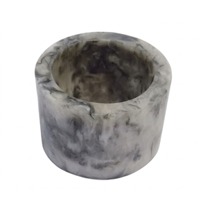 Top Trend Eco-Friendly Modern Dual Tone Round <b>Table</b> Decor Resin Napkin Ring Holder for Wedding and Summer Winter Gatherings - Product Image 1