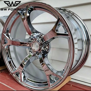 Jantes en alliage forgé concaves Chrome <span class=keywords><strong>Nismo</strong></span> V1 5x112 5x114.3 5x120 pour <span class=keywords><strong>Nissan</strong></span> <span class=keywords><strong>350Z</strong></span> 370Z G35 G37 Q50 Subaru Wrx GTI Civic - Product Image 3