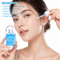 Sérum Visage Anti-Rides Bio FATAZEN à Marque Blanche, Peptides et Acide Hyaluronique, Huile Réparatrice, Produits Naturels de Soin de la Peau