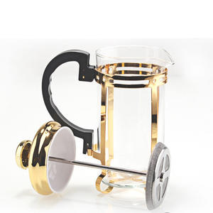 300ml 600 ml 304 acier inoxydable presse française Portable verre <span class=keywords><strong>cafetière</strong></span> fabricants français presse piston pour café fait maison - Product Image 3