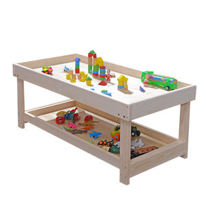 Ming Anjia Solid Wood Toy Table With Storage For Kids Building Blocks And Playtime Activities - Product Image 4