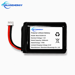 แบตเตอรี่ลิเธียมแบบชาร์จได้ 7.4V 2300mAh 123250-2S สำหรับหุ่นยนต์ RC แบบกำหนดเองได้ - Product Image 2