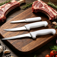 Couteau à désosser en acier inoxydable spécial pour l'abattoir de porc, le rasage des bovins et des moutons, outil de cuisine pour couper la viande