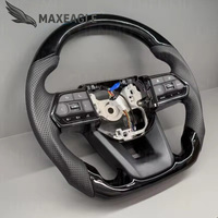 Volant en cuir noir brillant pour Toyota Land Cruiser LC200 LC300 Prado 120 150 200 Series