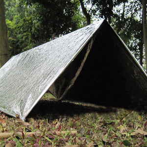 Manta de lámina de plata salvavidas de emergencia portátil para senderismo al aire libre Rescate de aislamiento térmico - Product Image 3