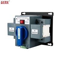 Commutateur de transfert automatique monophasé 2P 63A double alimentation AC110V/230V, capacité de coupure 4kA, certifié CCC CE, alimentation ininterrompue
