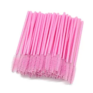 Wholesale Disposable Eyelash Pink Mascara Brushes For Separating Eyelashession Eyelash Brushes Individual Mascara Applicators