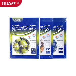 <span class=keywords><strong>Quaff</strong></span> แผ่นลามิเนต A4หลายทางเลือกแผ่นฟิล์มเคลือบเย็นกระดาษลอกลาย - Product Image 3