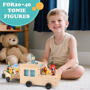 <span class=keywords><strong>Étagère</strong></span> de rangement pour Tonies ZJH, <span class=keywords><strong>étagère</strong></span>s flottantes magnétiques en bois, montage mural, figurines pour 1/2 joueur, présentoir pour enfants, collection 20-30 - Product Image 5