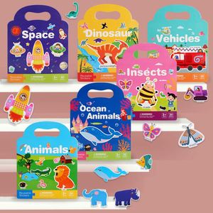Bubble Animal Dinosaur Traffic Cognitive Quiet Busy <b>Book</b> Sticker Sensory <b>Educational</b> Match Learning Toys for Kids Boys Girls - Product Image 3