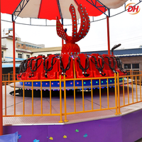 Manège Tournant Volant Préassemblé, Équipement de Parc d'Attractions 380V 15KW, Ensemble Complet pour Parc d'Attractions pour Enfants Nouvellement Construit