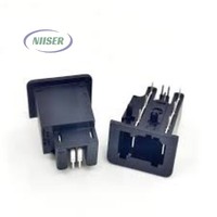 Connecteur de têtes de bornes Ethernet automobile blindé à angle droit MATEnet 2 broches 1,8 mm TE Connectivity 2304372-1 Code A