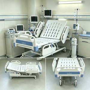 Volants de <span class=keywords><strong>lit</strong></span> multifonctionnels électriques et manuels à double usage pour les soins à domicile dans les hôpitaux et les lits de soins infirmiers - Product Image 2