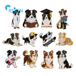 Personalizado disponible todos lindos perros geniales Whiffet Whelp mascota cachorro joyería esmalte solapa Pin insignia broche personalizado perro esmalte pines - Product Image 4