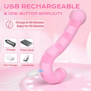 Vibrador de Masaje en Forma de Signo de Interrogación con Control por Aplicación, Producto Sexual para Masturbación Femenina, Vibrador de 9 Frecuencias - Product Image 3