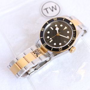 Luxury Designer Men <b>Automatic</b> Diver Watch Black Dial Stainless Steel Bracelet 41mm Sports <b>Wristwatch</b> - Product Image 5