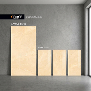 Aeroni Grey 800x1600mm Polished Porcelain Floor And Wall <b>Tiles</b> Grey Marble Design 80x160cm - Product Image 6