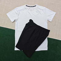 T-shirt d'entraînement de sport pour étudiants, manches courtes, absorbant la transpiration, séchage rapide, style rétro, pour compétition professionnelle