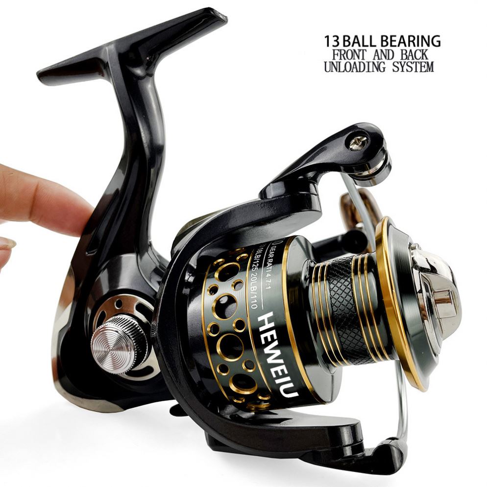 2000-7000 Series Waterproof Metal Spool Fishing Reel - 13BB Saltwater Spinning Reel for Ocean and Freshwater Fishing 2000-7000 Series Waterproof Metal Spool Fishing Reel - 13BB Saltwater Spinning Reel for Ocean and Freshwater Fishing