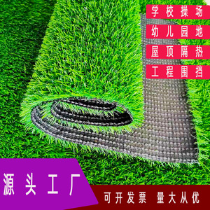 Gazon artificiel pour terrain de sport scolaire, jardin d'enfants, épaissi, plus dense, imperméable, durable, granulaire F057 - Product Image 5