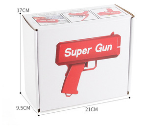 Nuevos Juguetes, Divertido Cañón de Dinero Falso, Lanza Billetes con Efecto Brillante, Pistola de Dinero Personalizable con Logotipo para Bodas y Fiestas - Product Image 3