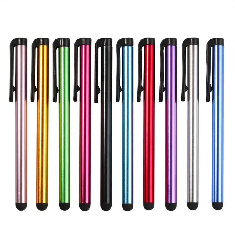 Hadiah Promosi Universal Plastik Mini Mobile Tablet Stylus Layar Sentuh Pena Telepon Genggam Pena Sentuh Resistif