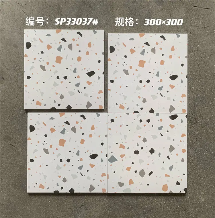 Hot bán 300x300 mét Matte terrazzo cái nhìn sứ gạch lát sàn