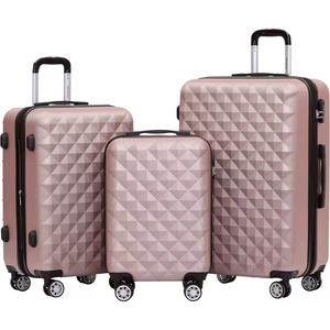 4 piezas de lujo estilo moderno Super capacidad ABS + PC Trolley <span class=keywords><strong>Mac</strong></span> Case dibujos animados cochecito equipaje bolsa para viajes de negocios al por mayor - Product Image 5