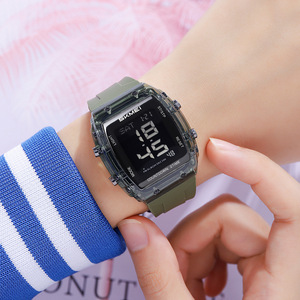 Skmei Digital Watch Unisex Silicone Strap 50m Waterproof Electronic Wristwatch With Light And Countdown Feature - Product Image 4