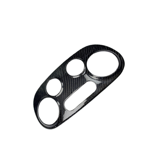 Panel de Control de Aire Acondicionado de Fibra de Carbono Real para <span class=keywords><strong>Fiat</strong></span> <span class=keywords><strong>Abarth</strong></span> <span class=keywords><strong>500</strong></span> 2007-2015, Accesorios Interiores - Product Image 3