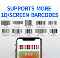 Lecteur de codes QR portable BX20, scanner de codes-barres 1D 2D avec écran, interface USB, en stock