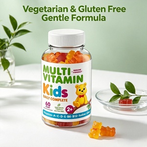 Caramelle Gommose Multivitaminiche per Bambini dai <span class=keywords><strong>2</strong></span> Anni in Su, Supporto Immunitario, Senza Glutine, Produzione OEM con Etichetta Privata - Product Image 3