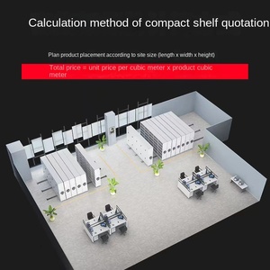 Máy nén lưu trữ tập tin tủ kệ hệ thống Kệ di động Kệ máy nén di động - Product Image 6