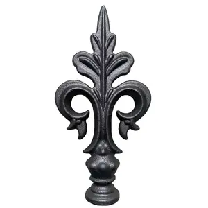 wrought iron fencing top finials cast steel spears