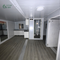 Maison Modulaire Préfabriquée Extensible Conteneurisée en Acier, Maison Portable Préfabriquée, Maisons Modulaires 4 Chambres 20ft 40ft