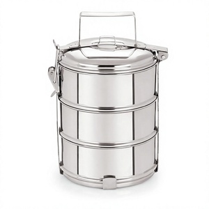 Contenedor de Alimentos de Acero Inoxidable de Grado Alimenticio, de Alta Calidad y Precio Económico, Acabado Cromado Pulido Espejo, Ecológico - Product Image 1