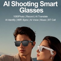 Nouvelles Lunettes Intelligentes XKONEPRO 2026 pour Appels, Photos, Traduction IA, Triple Lentille, Vente Directe Usine, Bouton Tactile