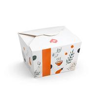 Boîte à collation et à nuggets de poulet personnalisée, boîte alimentaire sur mesure, boîte à pâtes à emporter, boîte alimentaire jetable