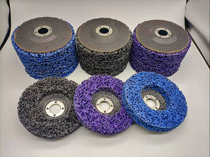 Outil de nettoyage de meule d'angle de meulage de moulinet en poly humide ou sec de 4.5 pouces polissage pour enlever la rouille. - Product Image 2