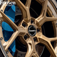Jantes 2 pièces en aluminium T6061-T6 poli argenté à rebord profond 18 19 20 21 22 pouces 5x112 5x120 5x114.3 pour Nissan GTR R35 BMW Porsche