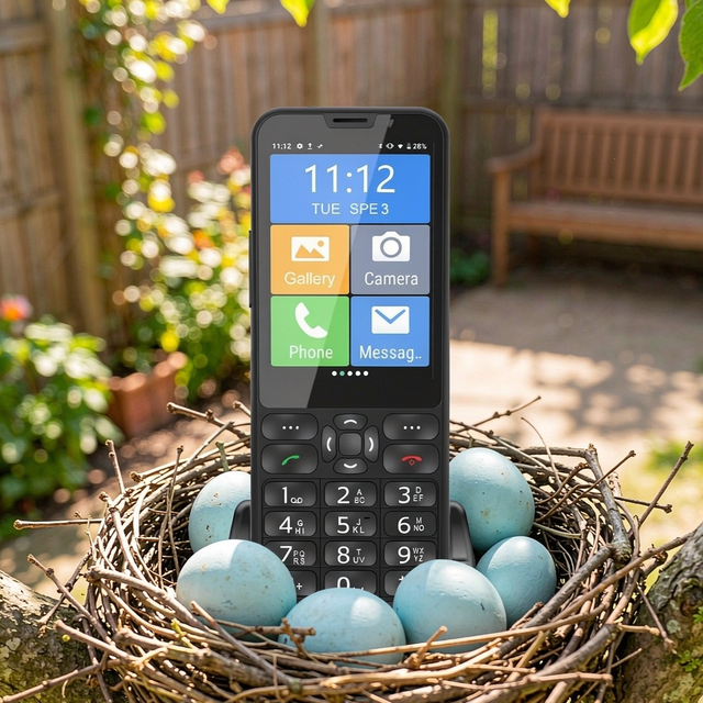 Customizable 4G LTE Senior Smartphone T127 RTOS System Big Keypad Elderly Mobile Phone SOS Key 1600mAh Charging Spanish English