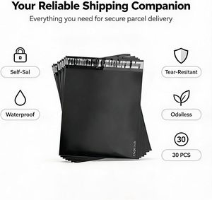 Bolsas de Envío con Cierre Hermético VANTUR Negras Mate, Adhesivo Fuerte, Tamaños Personalizados, Grosor, Logotipo, Plástico Coextruido Resistente - Product Image 4