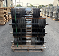 Radiateur de transformateur à soudure interne de 310 mm de largeur pour transformateur de distribution immergé dans l'huile, approvisionnement direct usine