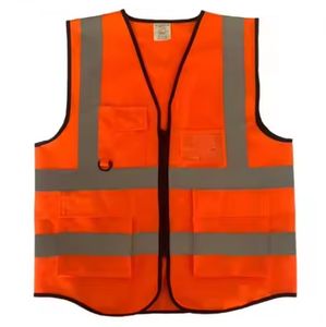 سترة عاكسة خضراء صفراء فلورية ملابس السلامة سترة أمن المرور - Product Image 4