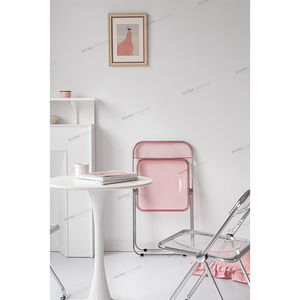 Fábrica al por mayor moderno restaurante clásico Metal, acrílico, <span class=keywords><strong>de</strong></span> comedor <span class=keywords><strong>de</strong></span> moda acento sillas - Product Image 6