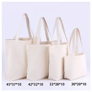 Bolsas de tela de algodón personalizadas de alta resistencia para compras, con letras impresas, ¡artículo de gran demanda! - Product Image 4